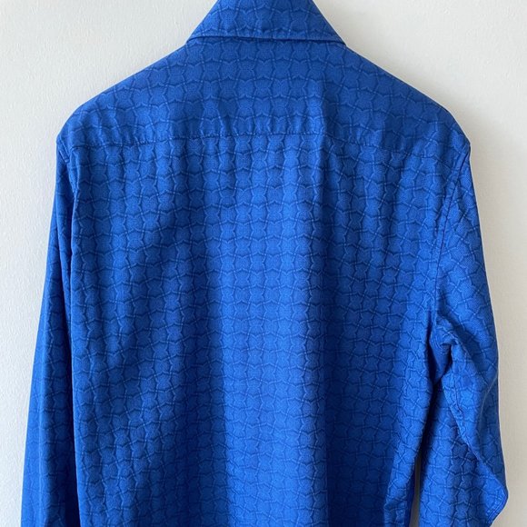 Robert Graham Sport Shirt - Blue - Large Classic Fit - Picture 4 of 6